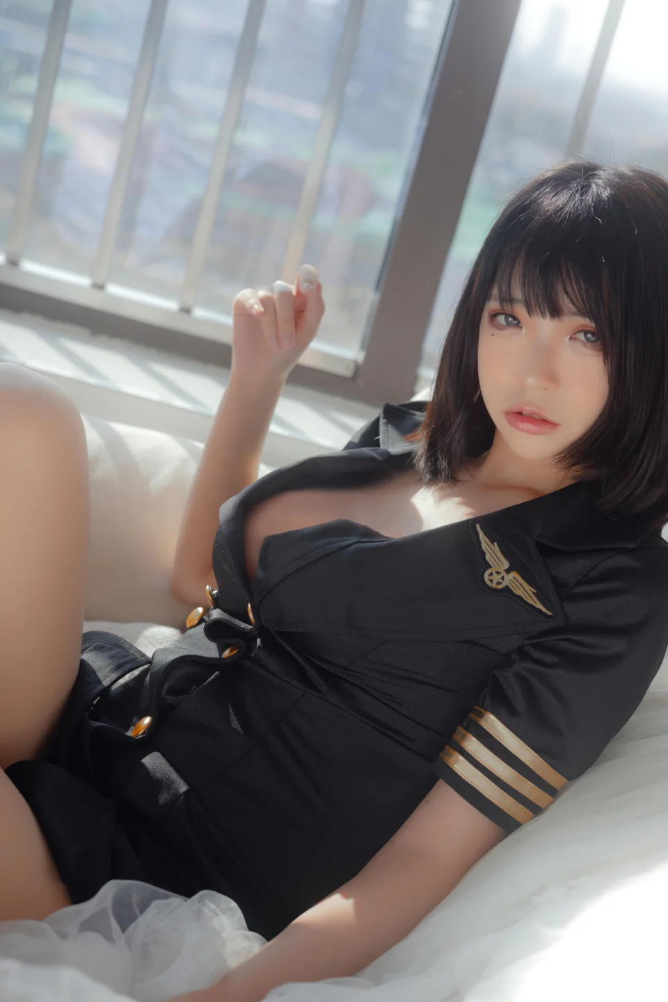 疯猫ss - No.158 黑色制服 [40P-284MB] tg@simisebaisi 【丝足阁】023.webp